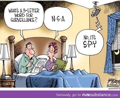 I want to milk the nsa jokes too!