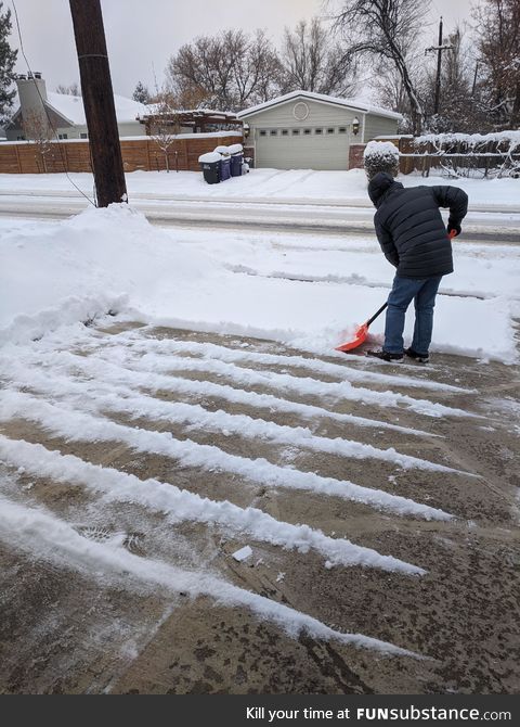 Somebody has a snow problem