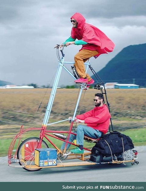 2 brothers riding around the world