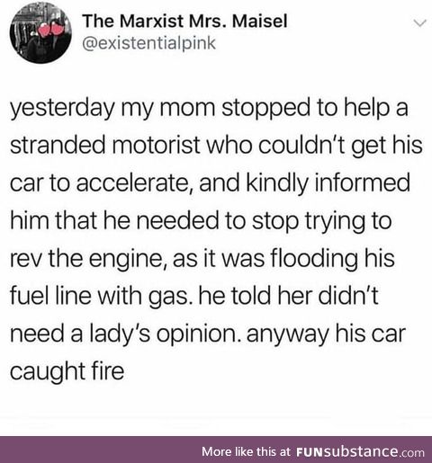 Should've listened