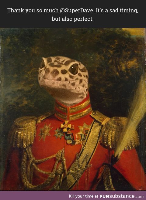 Even though we sadly lost his wife, this portrait of Lord Leopold really helps me rn