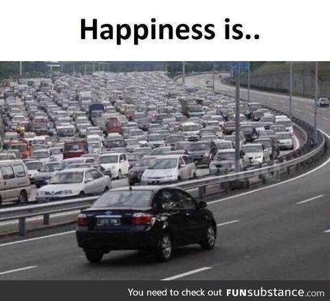 When you live in industrial area and work in residential area