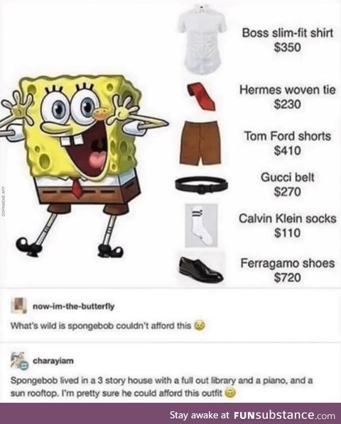 Luxury spongebob