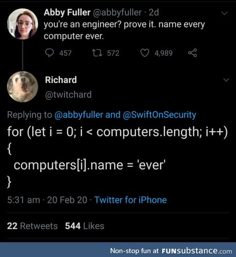 Naming every computer ever