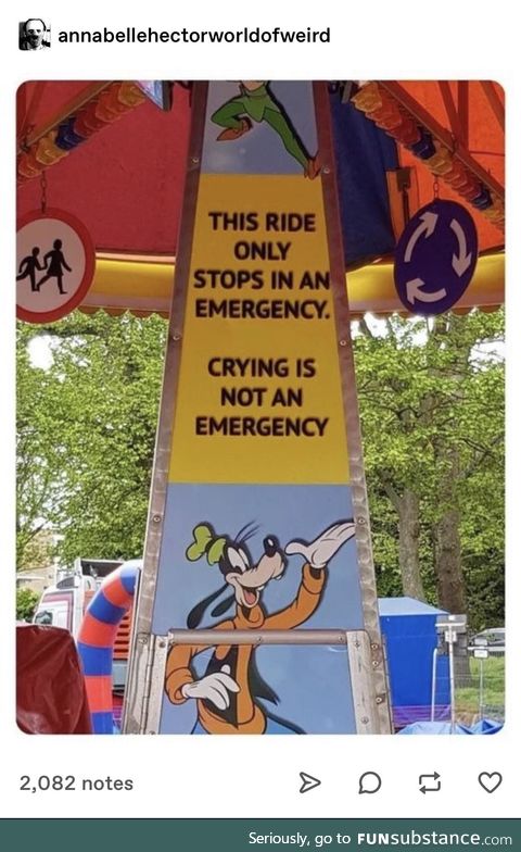 You heard if from Goofy, first