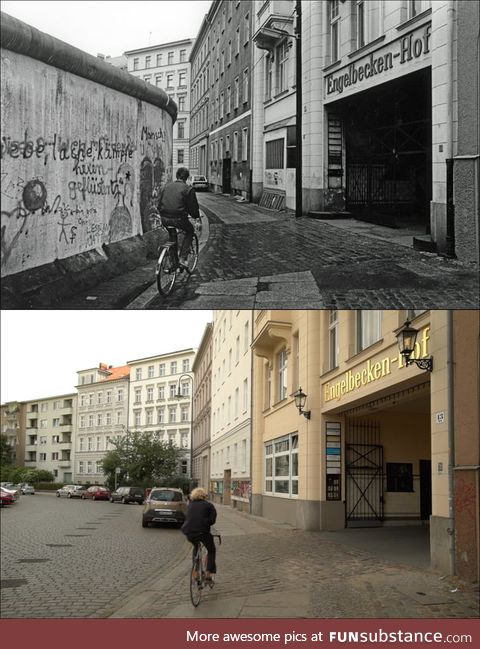 How the Wall is gone ( ~1985 / 2018 )