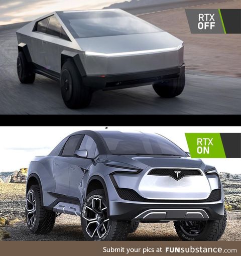 Hopefully one of the Tesla Truck editions gets Ray Tracing!