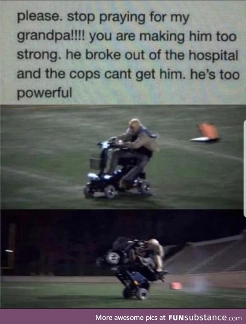 There's no stopping him now