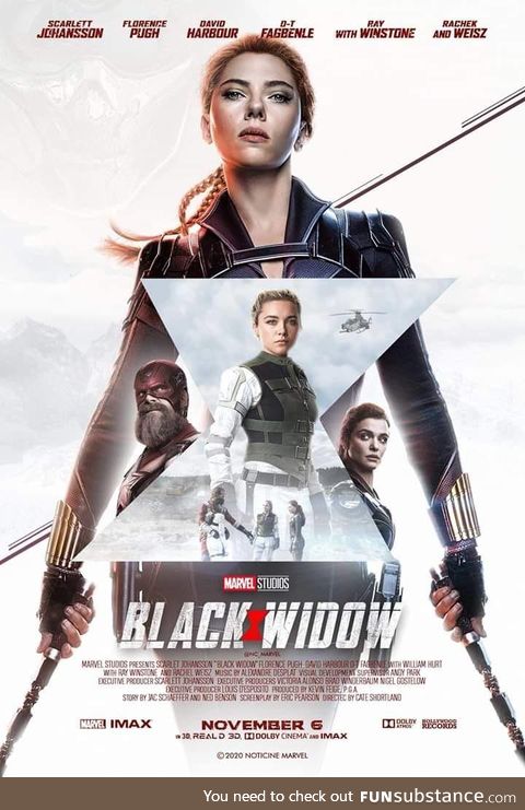 Black Widow fan made poster