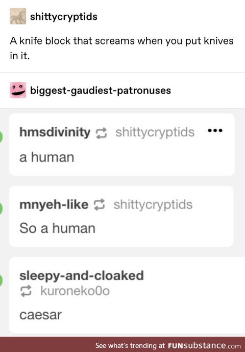 Et tu, Cultro?