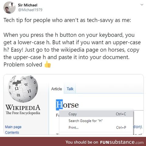 A helpful tip