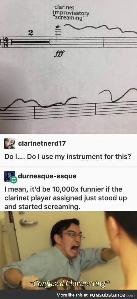Confused Clarinetting