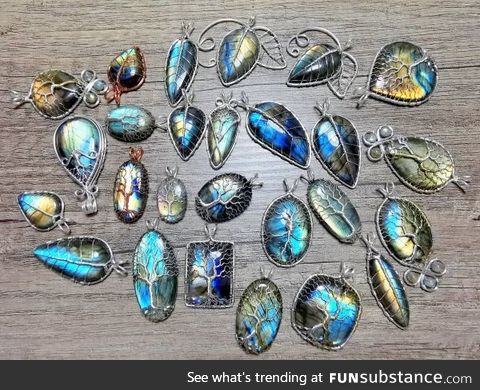 I made a few pendants