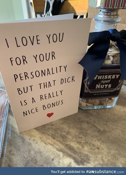 This card my wife got me for my birthday