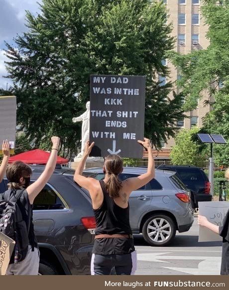 That shit ends with me - Louisville, KY, circa 2020