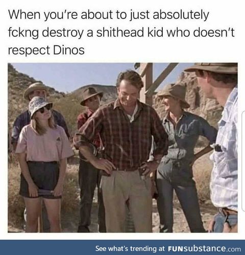 Hold my rock hammer, Janet