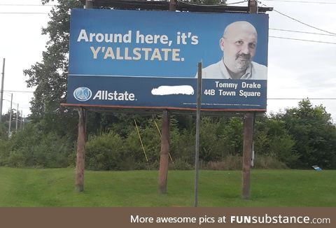 Saw this on a billboard in Georgia