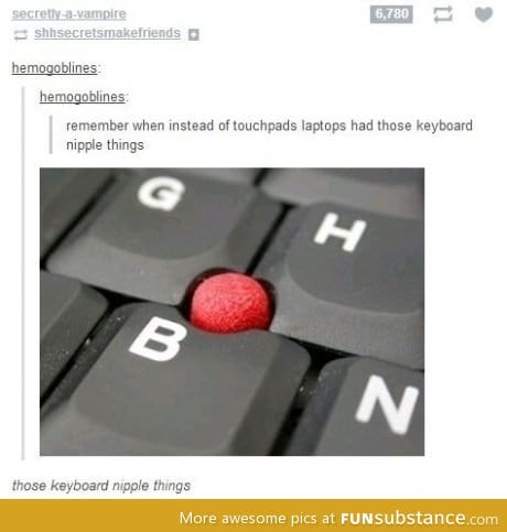 Keyboard nipple things