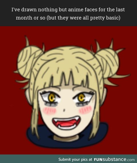 I drew Toga Himiko from My Hero Academia!