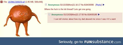 Loli thread goes wrong (or right, depends)
