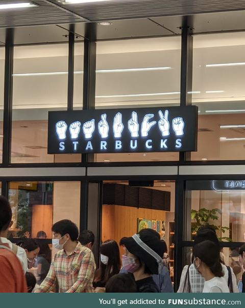 Japan has a sign language Starbucks, apparently