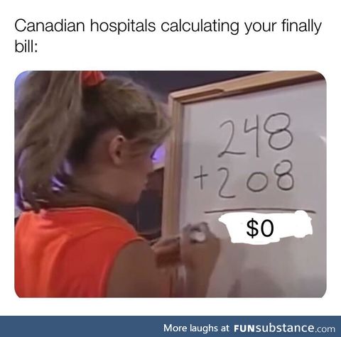 Canadian Healthcare, in a walnut