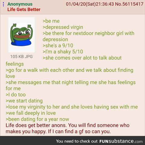 Anon gets a gf