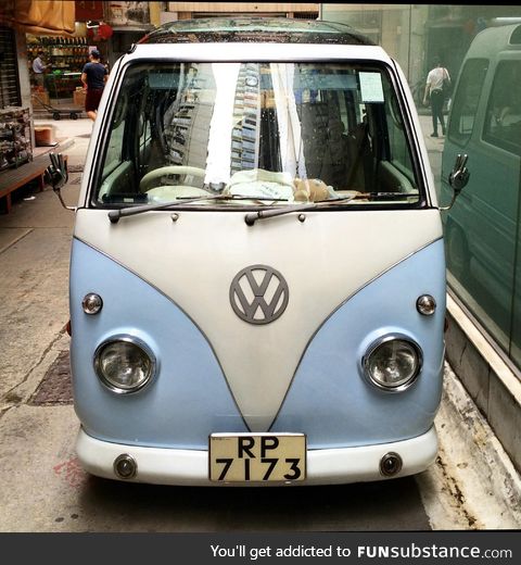 A volkswagen bus