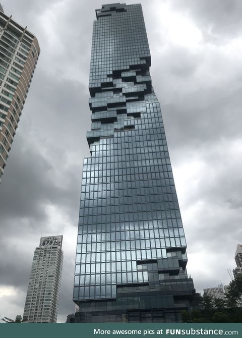 This cool building in bangkok, thailand