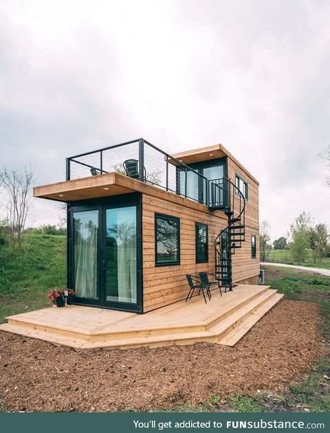 Absolutely gorgeous container house