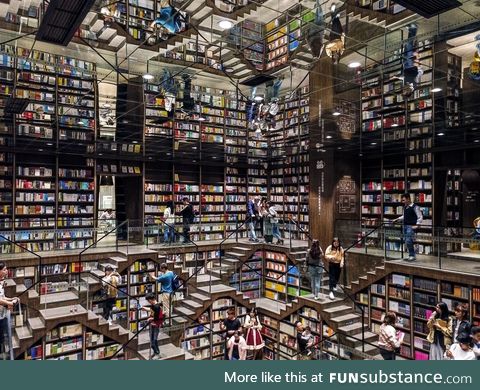 Zhong Shuge bookstore in Chongqing, China