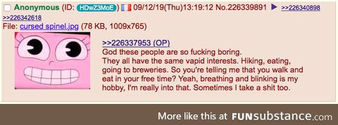 Anons reads women's dating profiles
