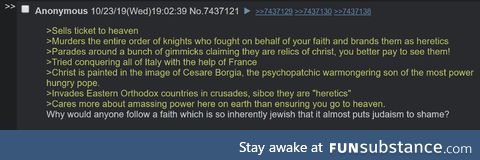 Anon DESTROYS Catholicism with facts and history