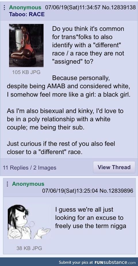 Anon is transracial