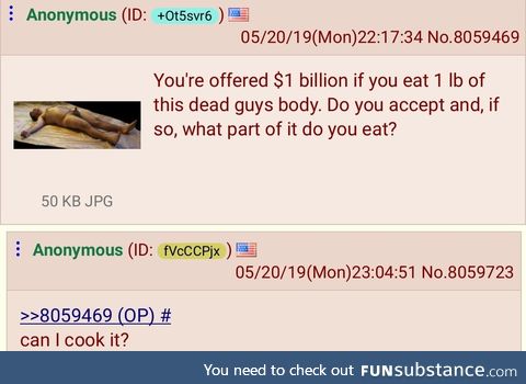 Anon asks an important question