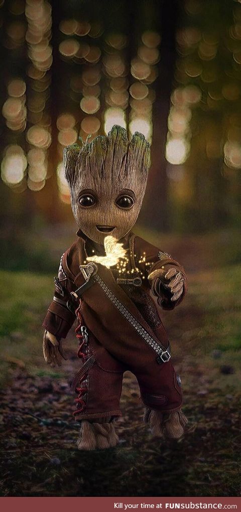 I am Groot! translation: Happy Tuesday !