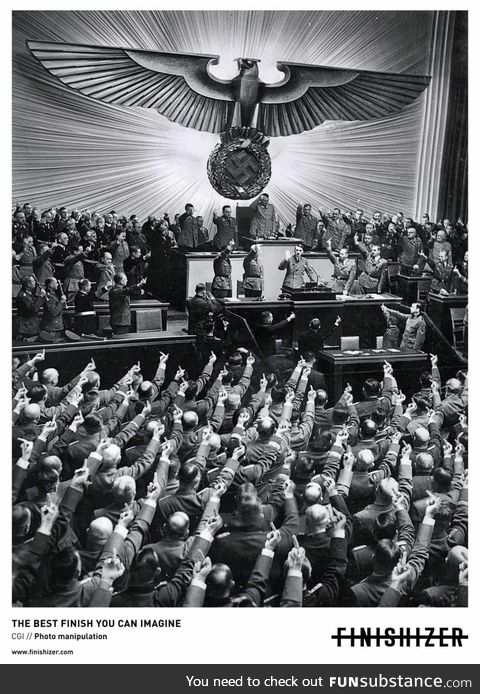 An ad for a polish photo manipulation company