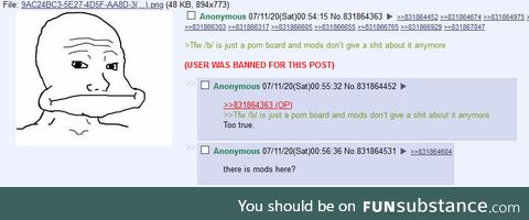 Anon Criticizes the Mods