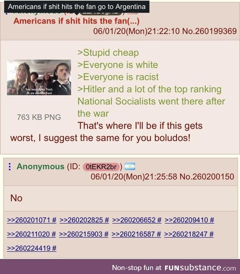 Argentinanon doesn’t want Amerimutts