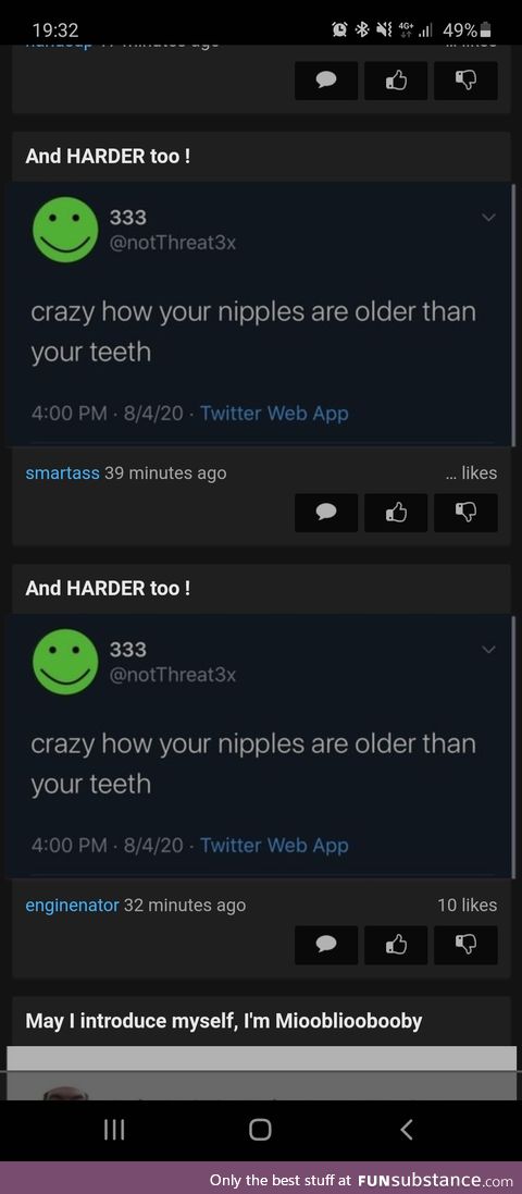 Can I get an "oof" for the double-posting bots
