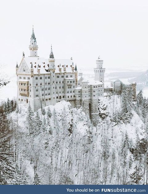 Neuschwanstein Castle, Germany (in winter!)