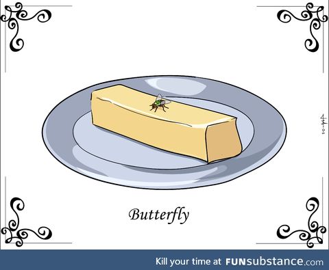 Suddenly, butterfly