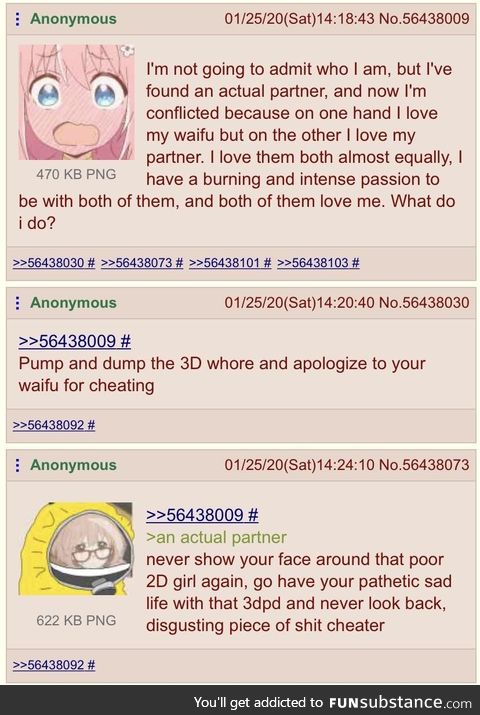 Waifufag has found 3D love