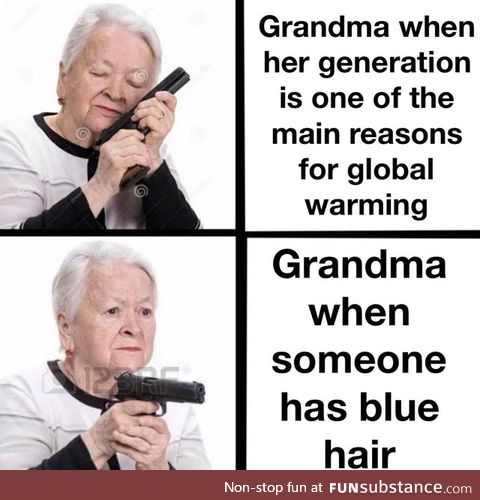 Weird she sleeps with a gun