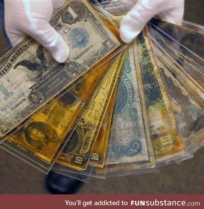 Dolla dolla bills recovered from The Titanic, allegedly