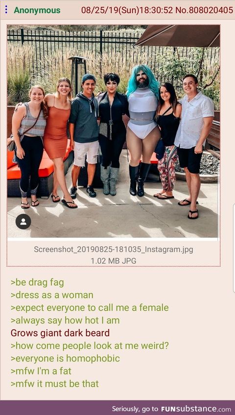 Anon is confused about being drag