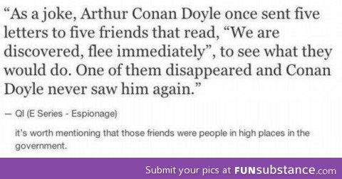 Arthur conan doyle