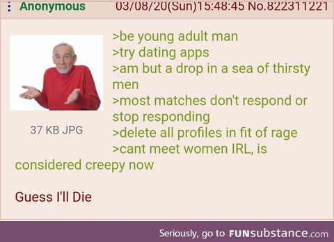 Anon can't get a girlfriend