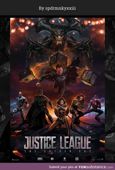 Cool poster mock up for  Zack Snyder's Justice League