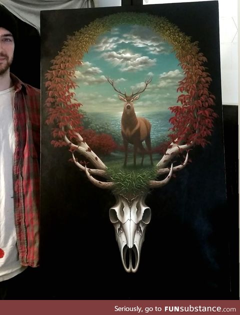 An acrylic painting I recently finished. Hope you like it